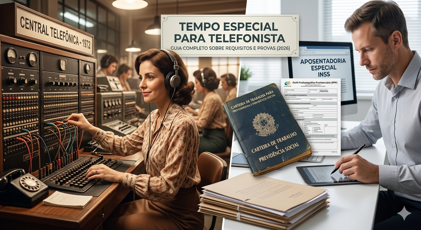 Tempo Especial para Telefonista: Guia Completo sobre Requisitos e Provas (2026) – Aposentadoria Especial